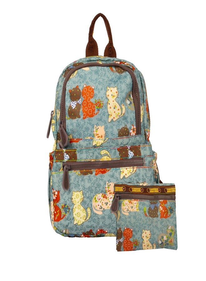 MISTYCDEP Polyster Stylish School Bag for Girls & Boys - Perfect Backpack for School, College, Office, Travel and Tution Durable School bags for Kids, diaper Bag ((Faded Blue)) - Image 1